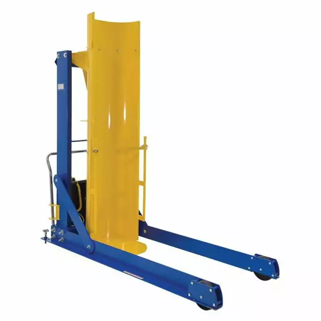 1000 Pound 2-Stage Telescoping Air / Lever Actuated Hydraulic Transmission Jack