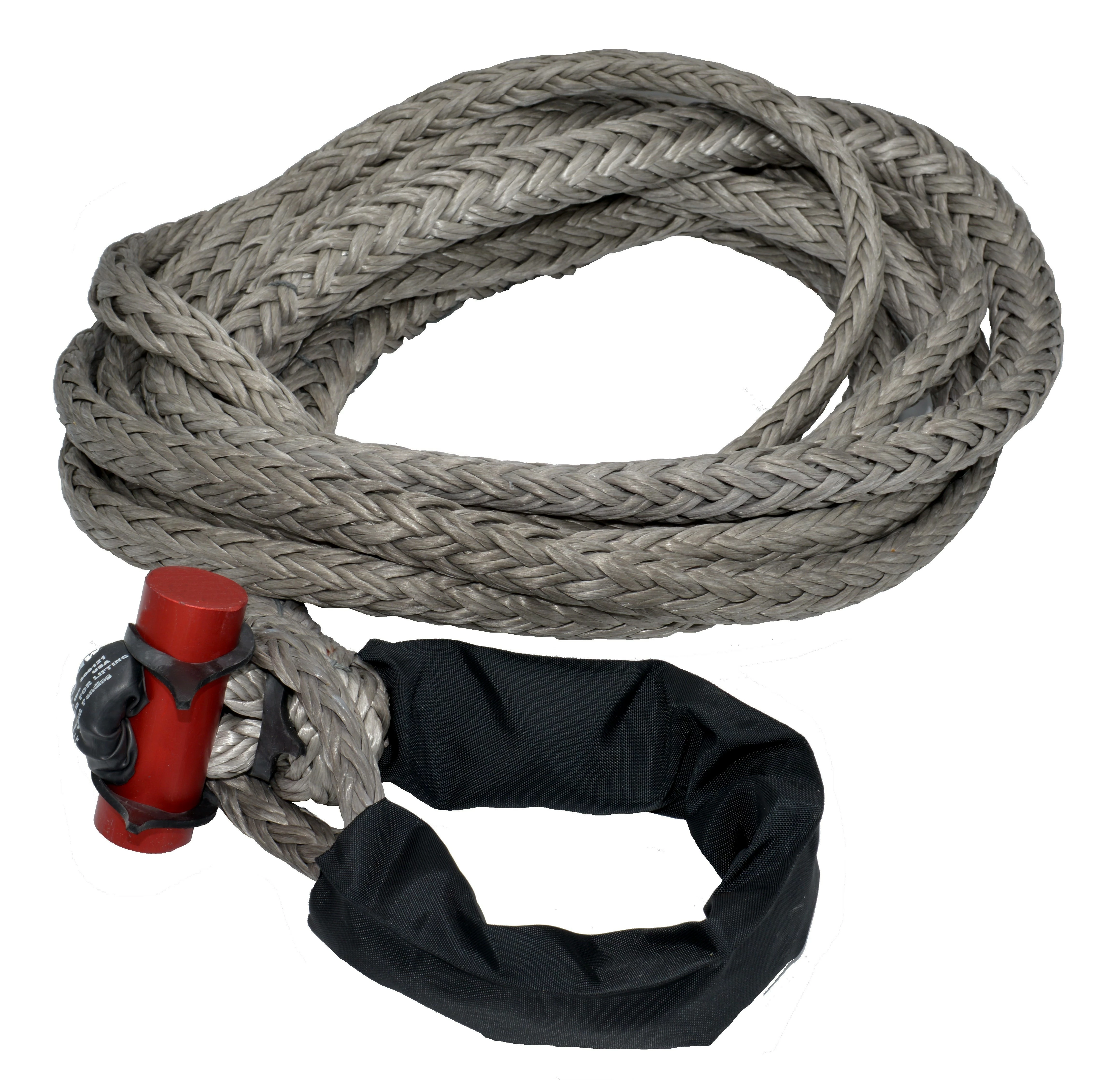 5/8 x 25' LockJaw Synthetic Winch Line w/ Integrated Shackle 16.933 lbs WLL