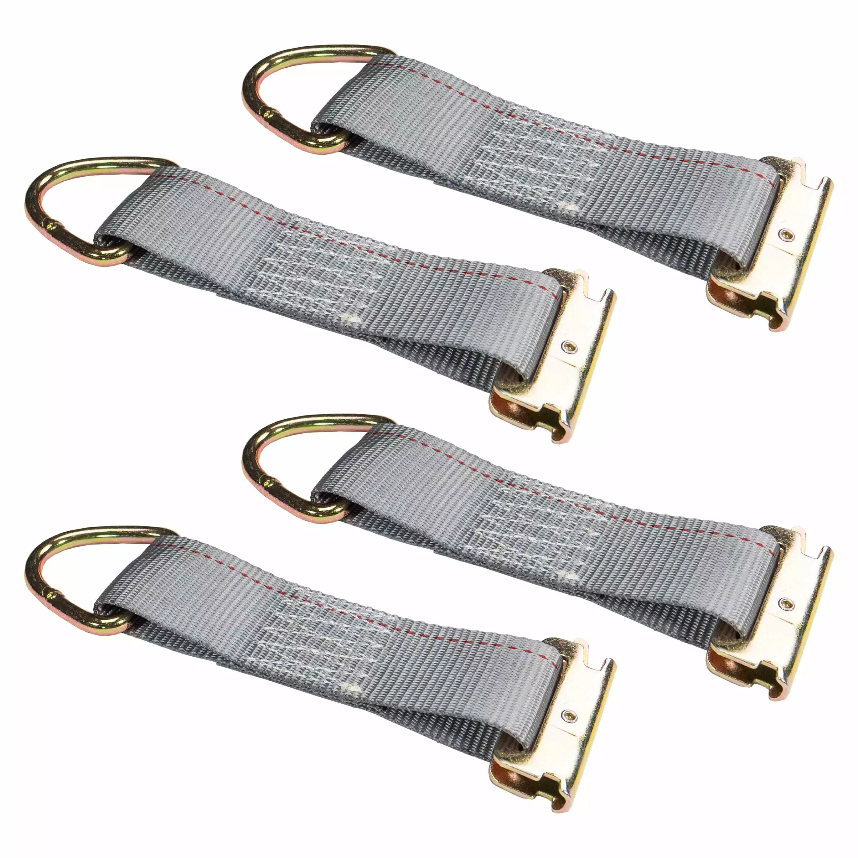 Ratchet Straps Heavy Duty 4 Pack - 1760 LB Break Strength. 1'' x 15'' ratchet straps with padded handles for lifting and securing loads (4pc Black)