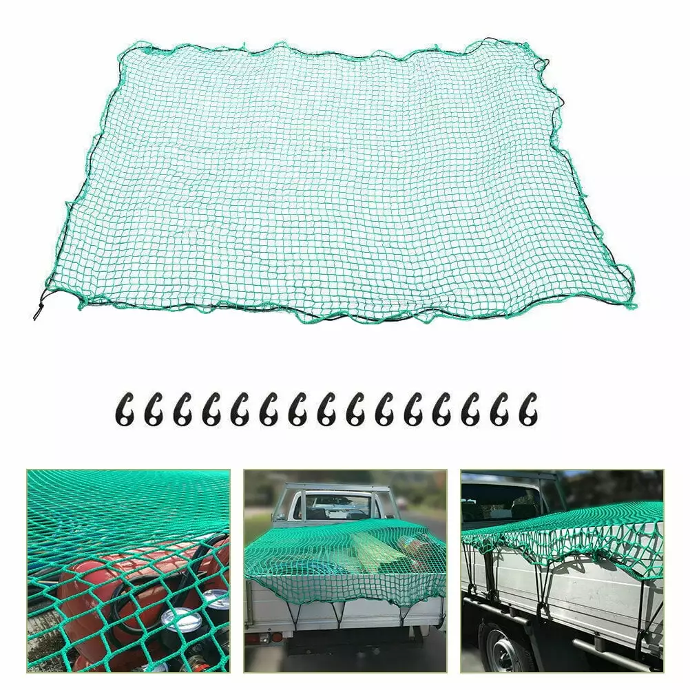 Trailer Net. Cargo Net Pick Up Truck Bed Cargo Net Heavy Duty Bungee Net Truck Nylon Net