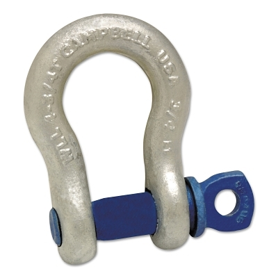 419 Series Anchor Shackles. 3/8 In Bail Size. 10 Tons. Screw Pin Shackle | Bundle of 5 Each