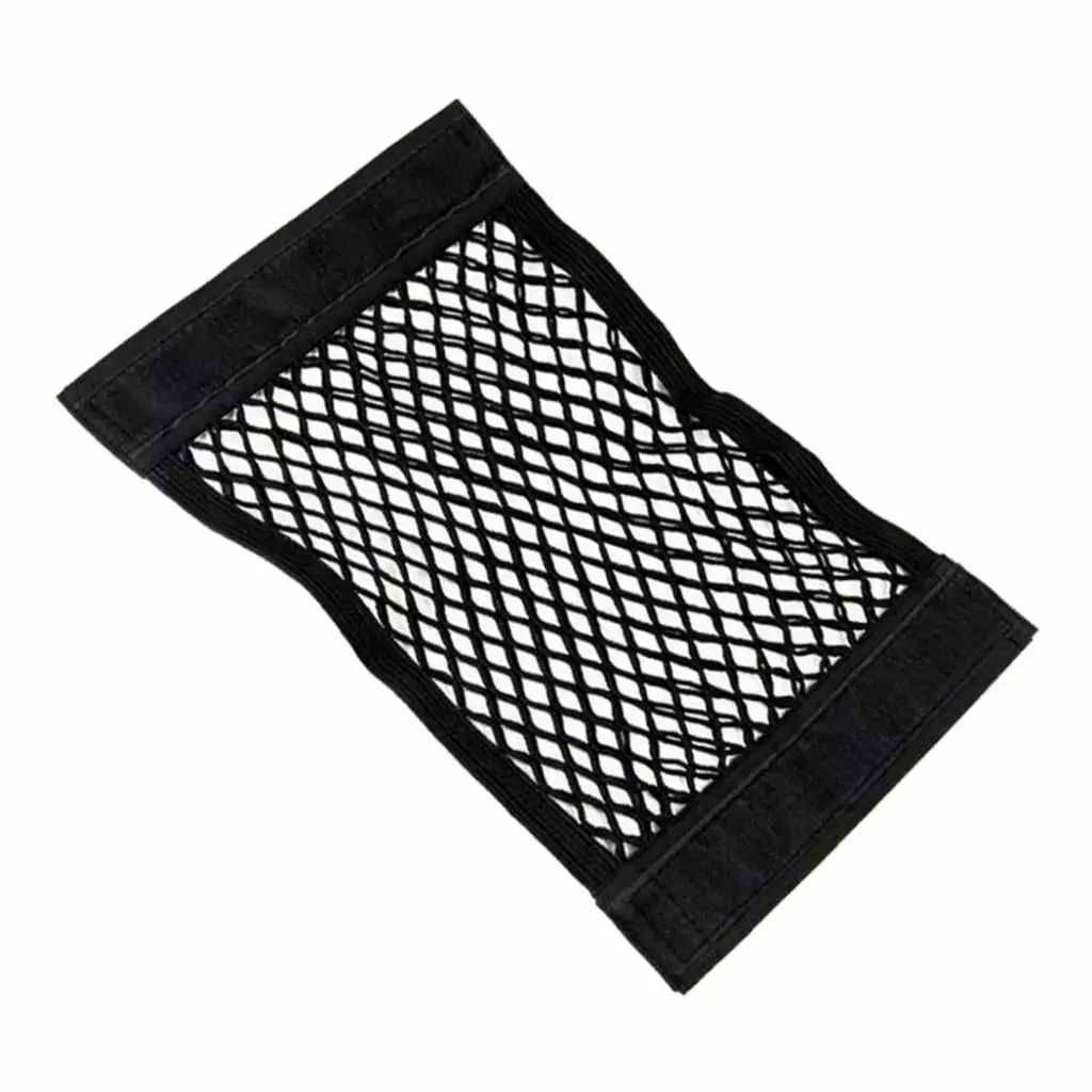 CHENZERO Heavy Duty Cargo Net Stretchable Car Interior Accessories Adjustable Elastic Trunk Storage Net With Hook For SUVs Cars And Trucks Ambient Lighting for Cars