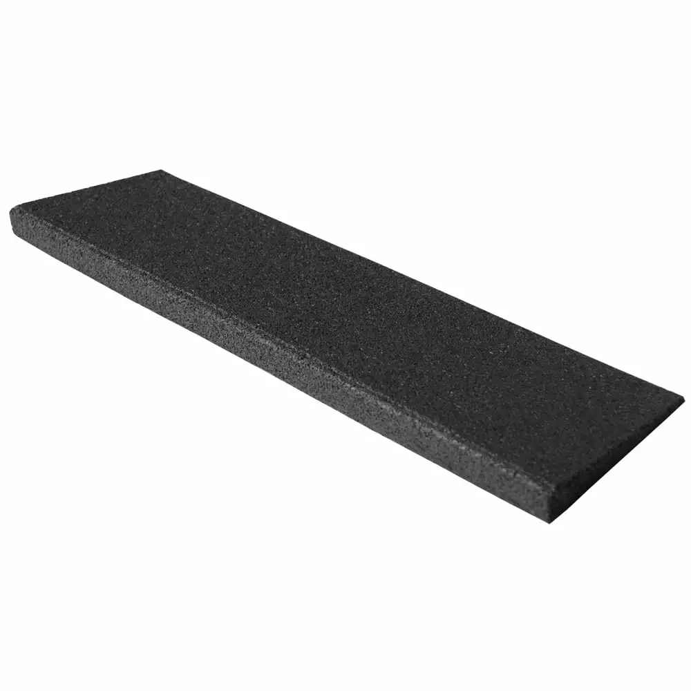 Rubber-Cal Eco-Sport Ramp 1 x 6 x 20 Inch - Coal - 20 Pack