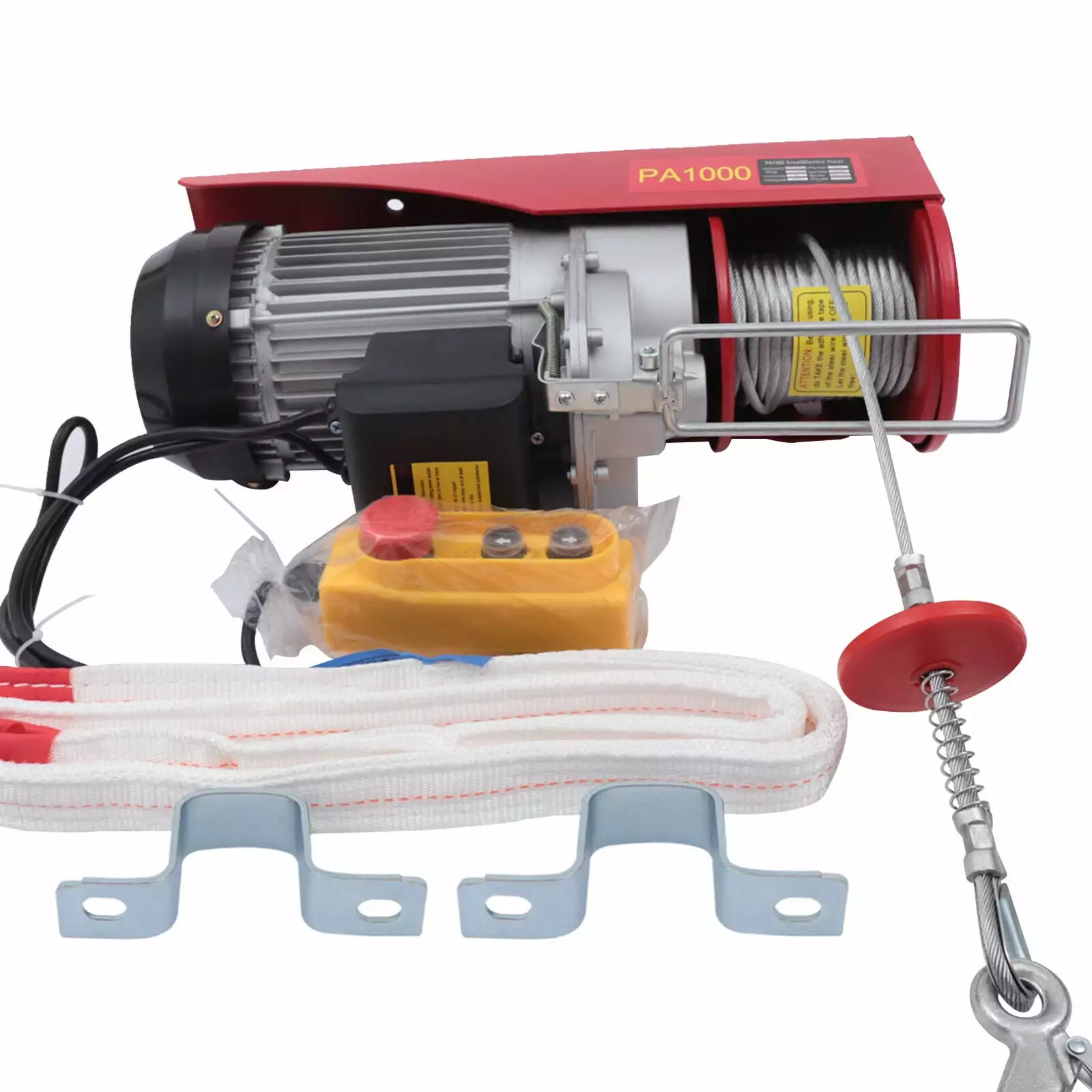 Five Oceans Electric Hoist. Hoist Pulley System. 880 Lb Electric Winch with Wireless Remote Control 110 Volt - FO4401