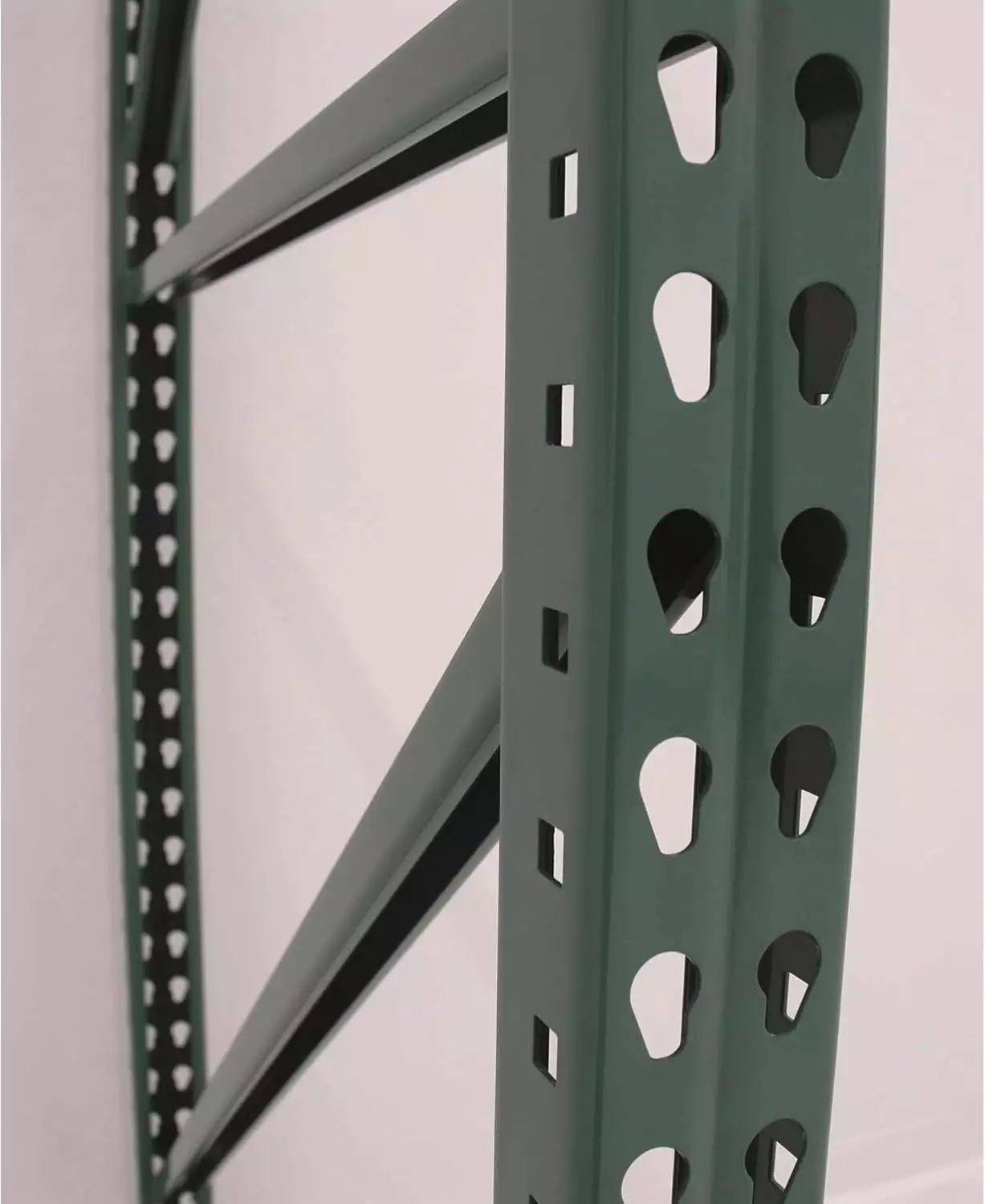 AK Industrial Teardrop Pallet Rack Frame - 36in.D x 96in.H. Model Number AK-UFI-96-36