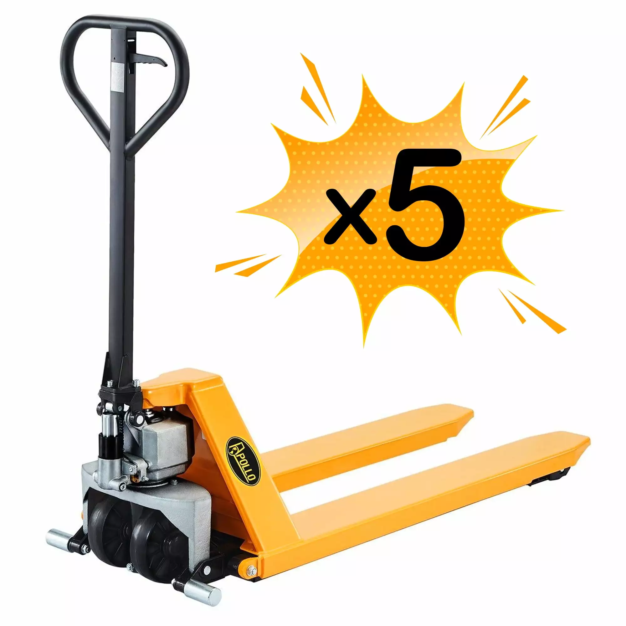 APOLLOLIFT 3300lb Full Electric Pallet Truck Material Stacker&Adjustable Fork 118