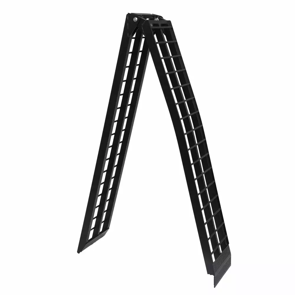 AQSQ Ramp New 10 ft Aluminum Loading Ramp Dirtbike Motorcycle Truck Single Ramp