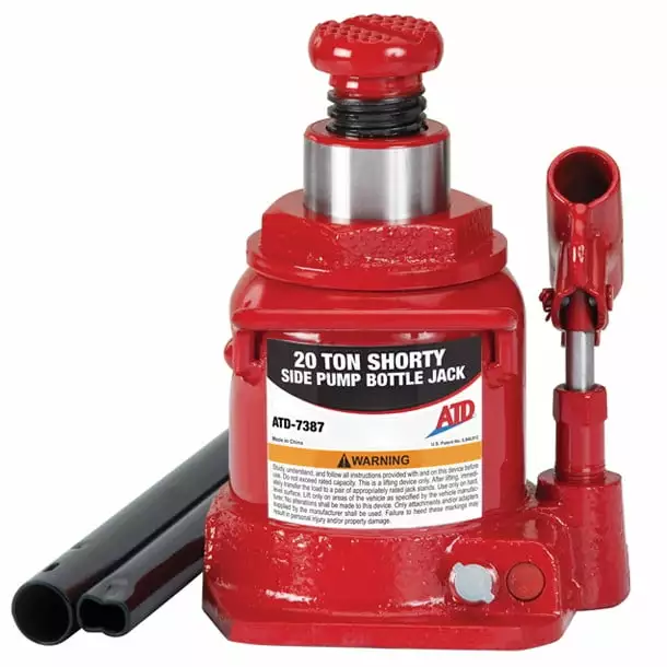 Powerbuilt 20 -Ton Shorty Bottle Jack - 647504