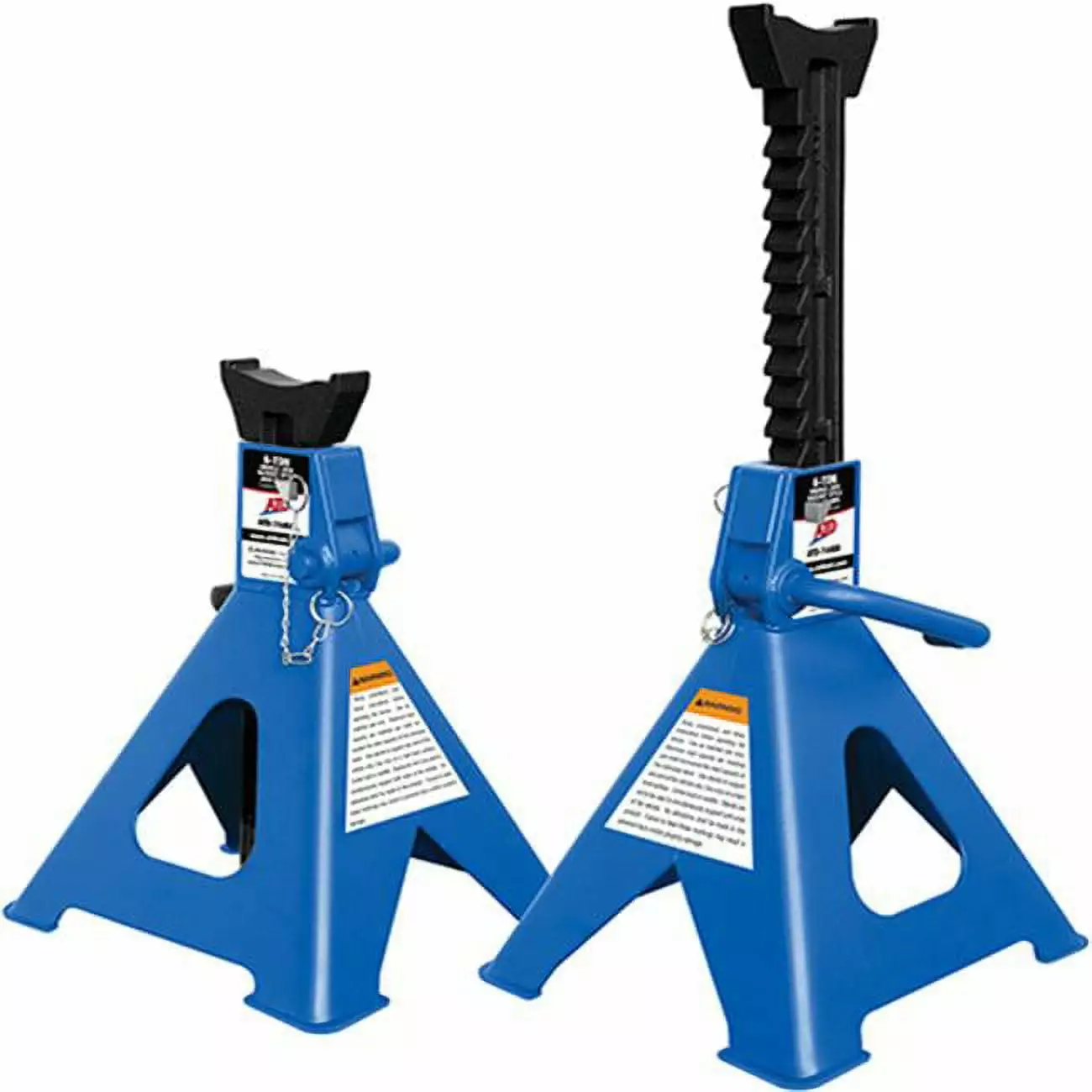 ATD Tools ATD-7446A 6 Ton Double Lock Ratchet Style Jack Stands