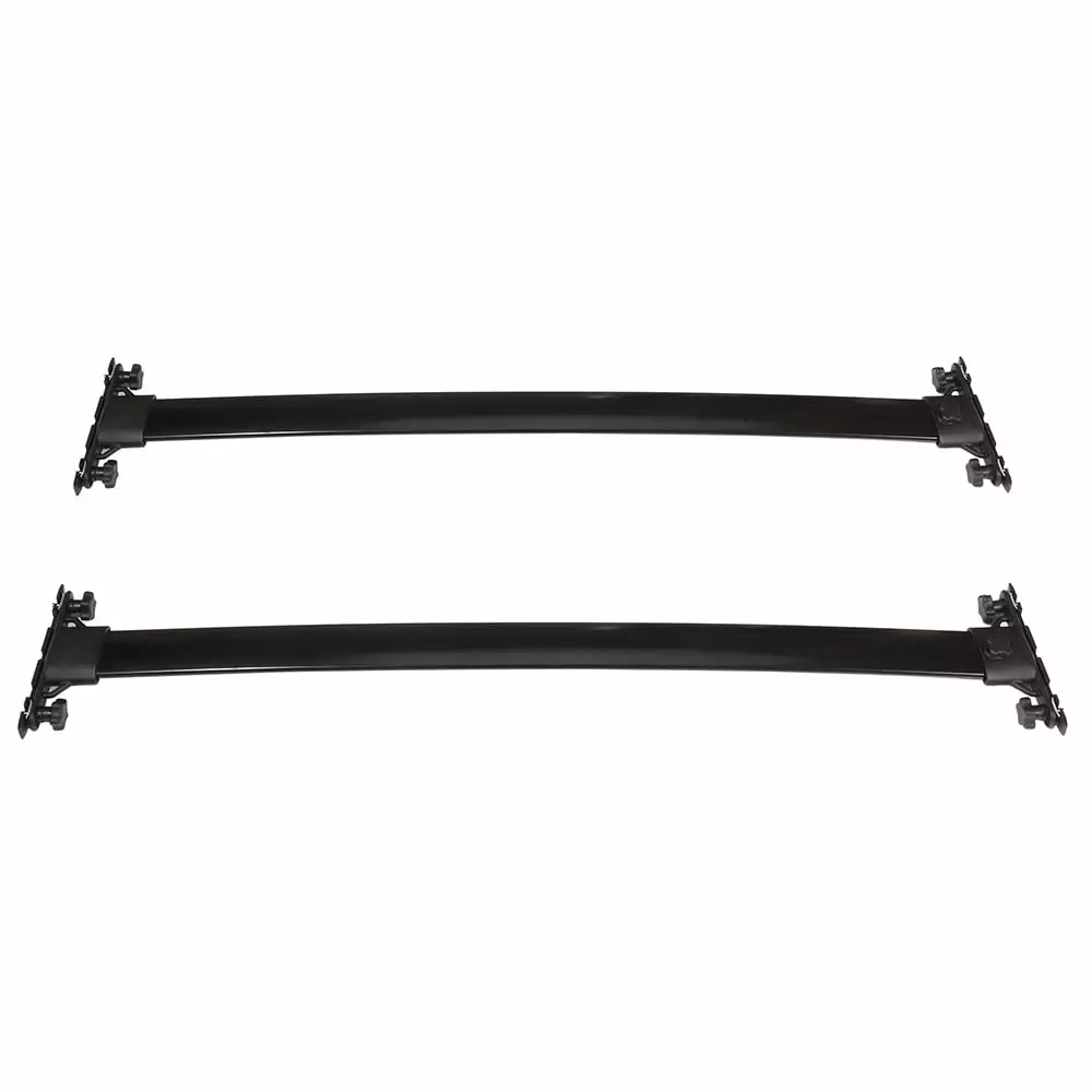 AUTOMUTO Roof Rack Crossbars For Toyota Highlander 2008-2013 (Designed to mount precisely to vehicle top side rail) Black Luggage Kayak Cargo Carrier with 120LBS Load-Capacity