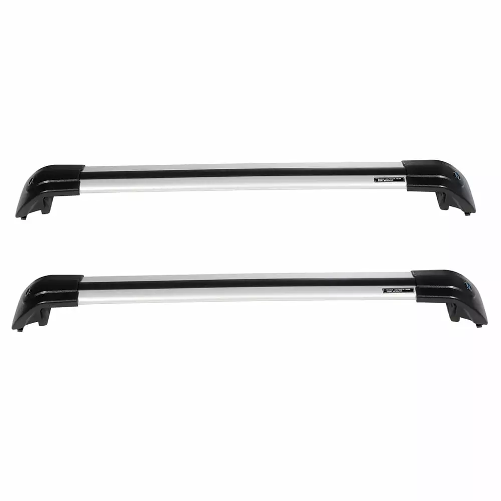 AUTOMUTO Roof Rack Crossbars For Volkswagen Tiguan 2010-2016 (Only Fit Models With Existing Roof Rails) Silver Luggage Kayak Cargo Carrier with 220LBS Load-Capacity