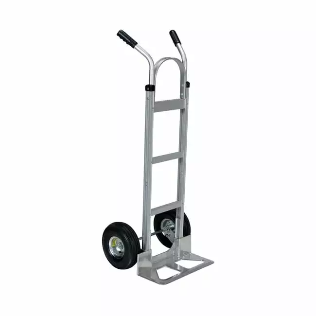 Aluminum Hand Truck with Pneumatic Wheels