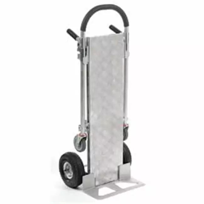 Aluminum Snap-On Deck for Junior Aluminum 2-in-1 Convertible Hand Truck - Gray