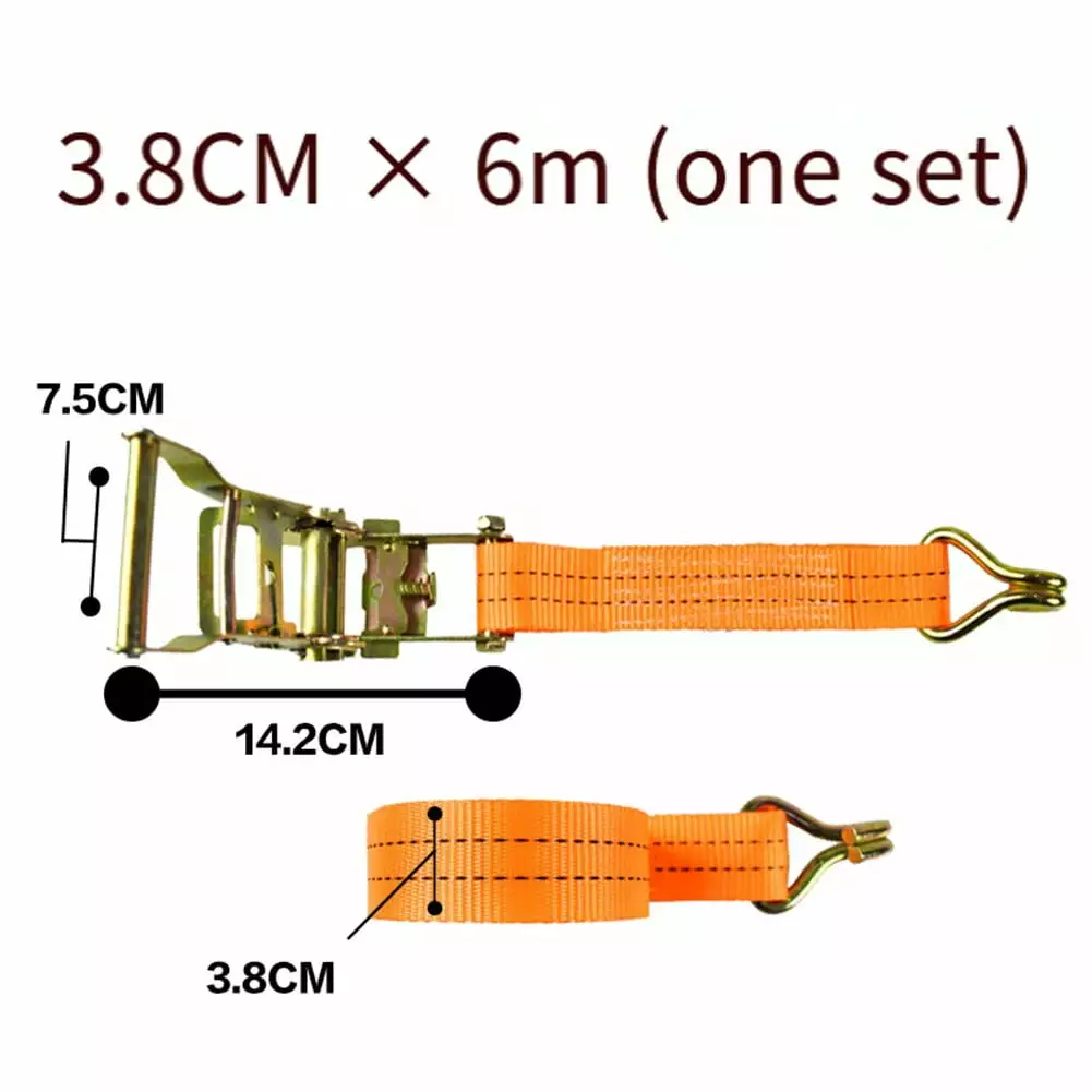 Ana 4000 lbs Ratchet Straps J Hook Heavy Duty Tie Downs