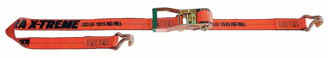 Ancra Tie Down Strap.Wire-Hook.Orange 45982-95-27-GRA