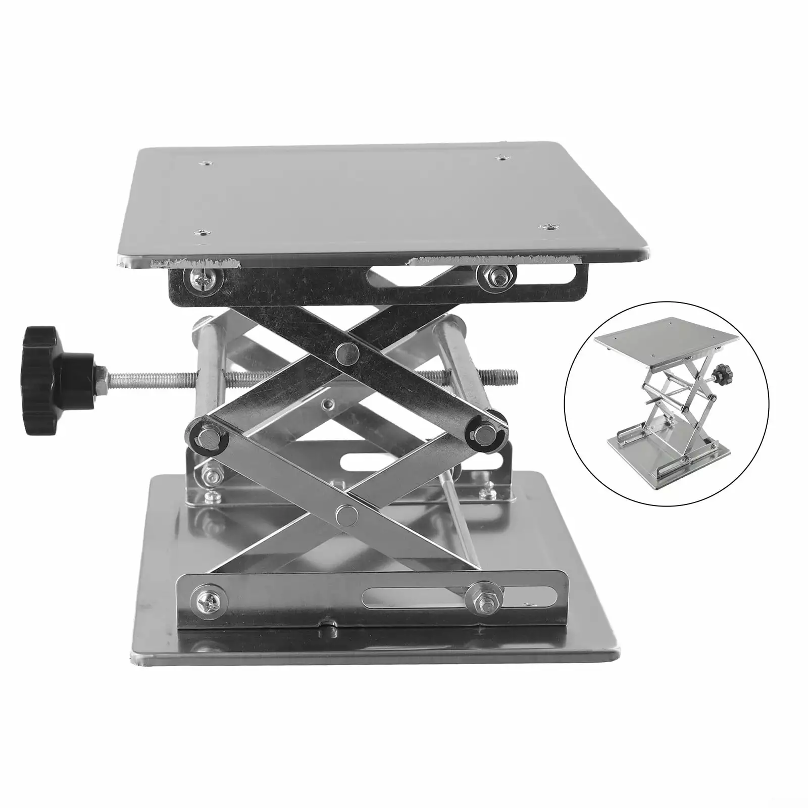 Arkzeo Aluminum Router Lift Table Woodworking Engraving For Spirit level Lifting Stand 4inch