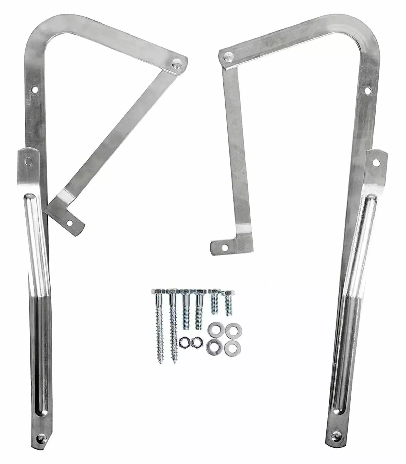 Attic Ladder Spreader Hinge Arms Replacement Kit for Werner 55-1 2006 and Older - (Pair)