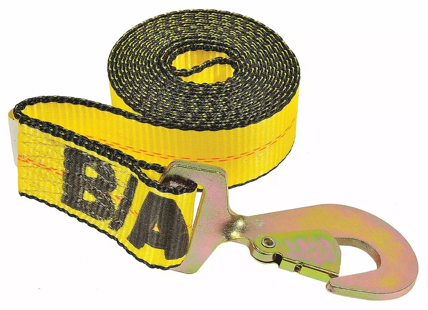 B/a Products Co Tie Down Strap.Snap-Hook.Yellow 38-200-L