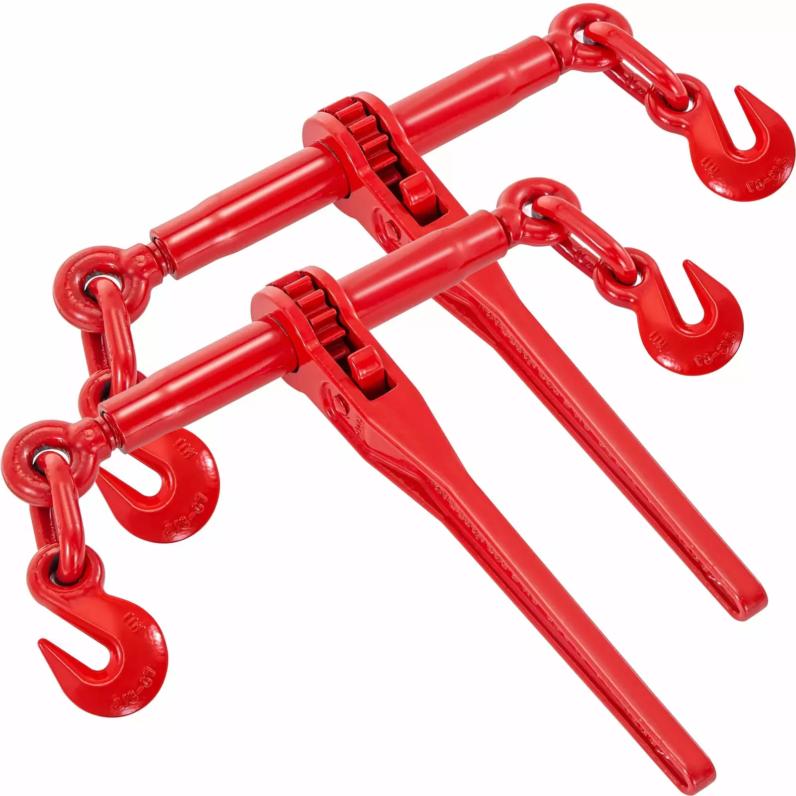 BENTISM Chain Binder Ratchet Load Binder 3/8in-1/2in. 9215lbs for Tie Down. 2pack