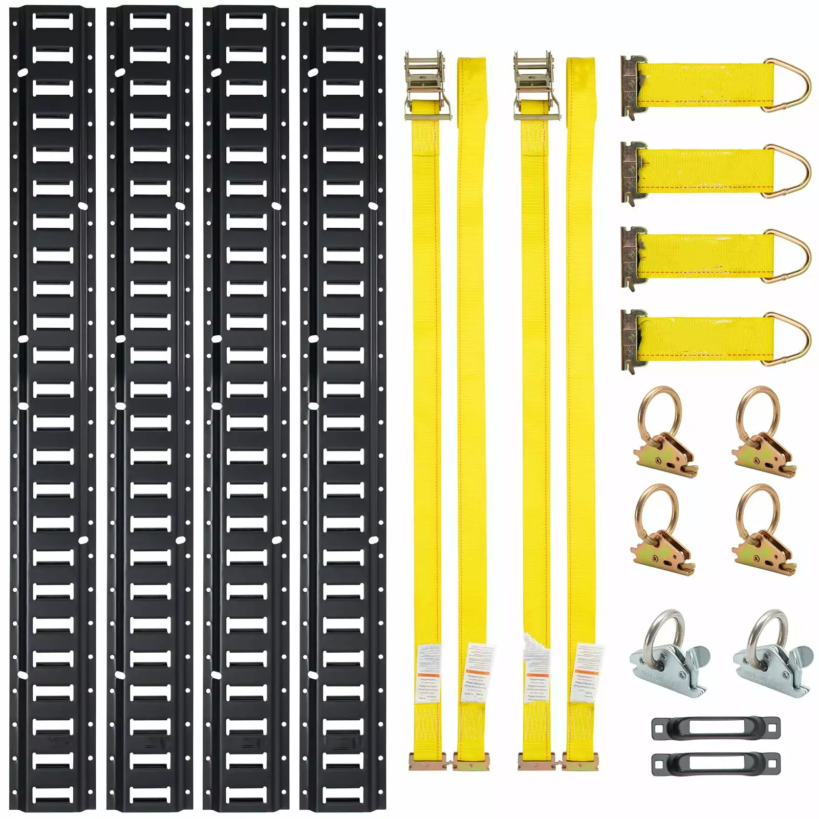 VEVORbrand Curb Ramp. Rubber Driveway Ramps. Heavy Duty 32000 lbs Weight Capacity Threshold Ramp. 2.6 inch High Curbside Bridge Ramps for Loading Dock Garage Sidewalk. Expandable Full Ramp Set. 1 Pack