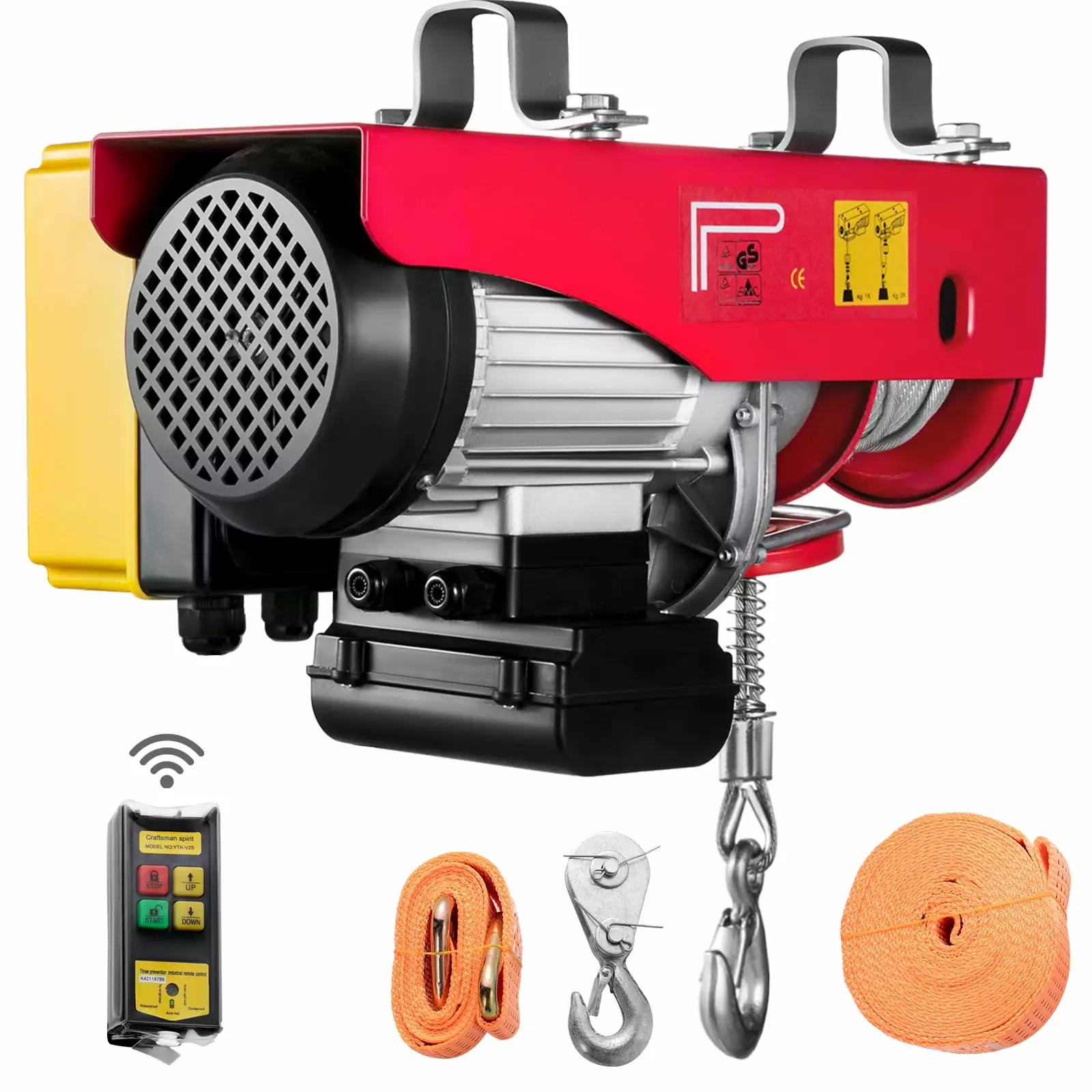 Hand Winch 3000 Pounds Manual Winch Wire Rope Traction Hoisting Winch Complete Specifications Winches .Long Lasting