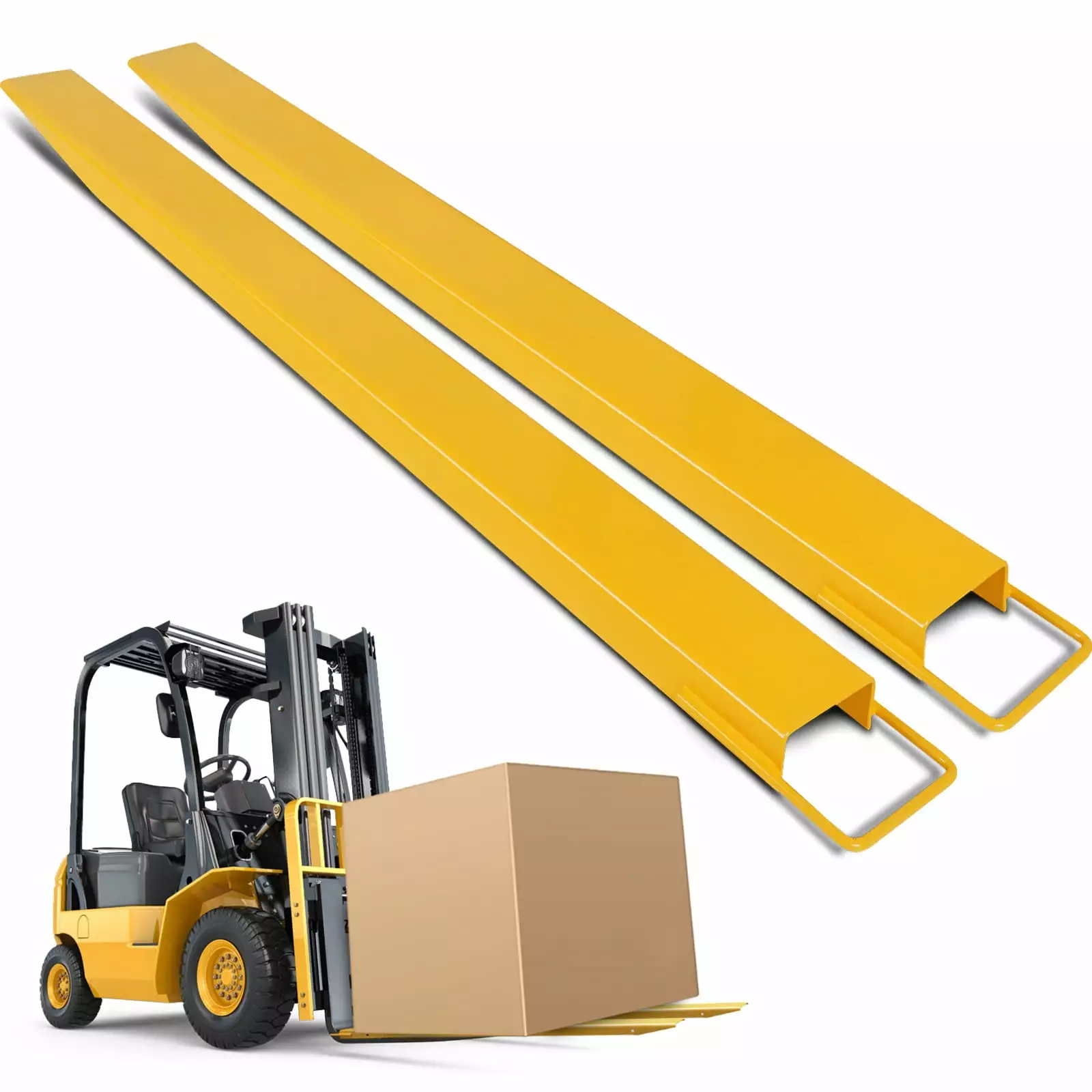 BENTISM Pallet Fork Extensions. 60 ??4.5 Forklift Extensions. Heavy Duty Steel Pallet Forklift Extensions. 1 Pair for Forklift Lift Truck Forklift Loaders