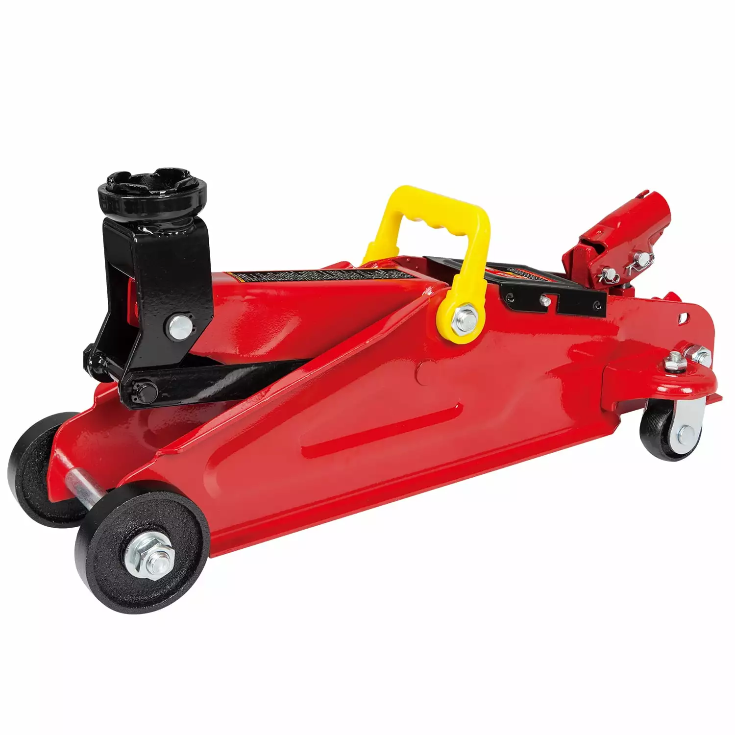 BIG RED 10 Ton Bottle Jack Double Ram Welded Hydraulic Car Jack .Red.W812XR