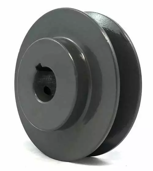 BK45-3/4 ID 3/4 ( 0.625 ) Bore cast iron Solid Pulley with 4.5 inch OD for V-belts size 4L. 5L (BK4534)