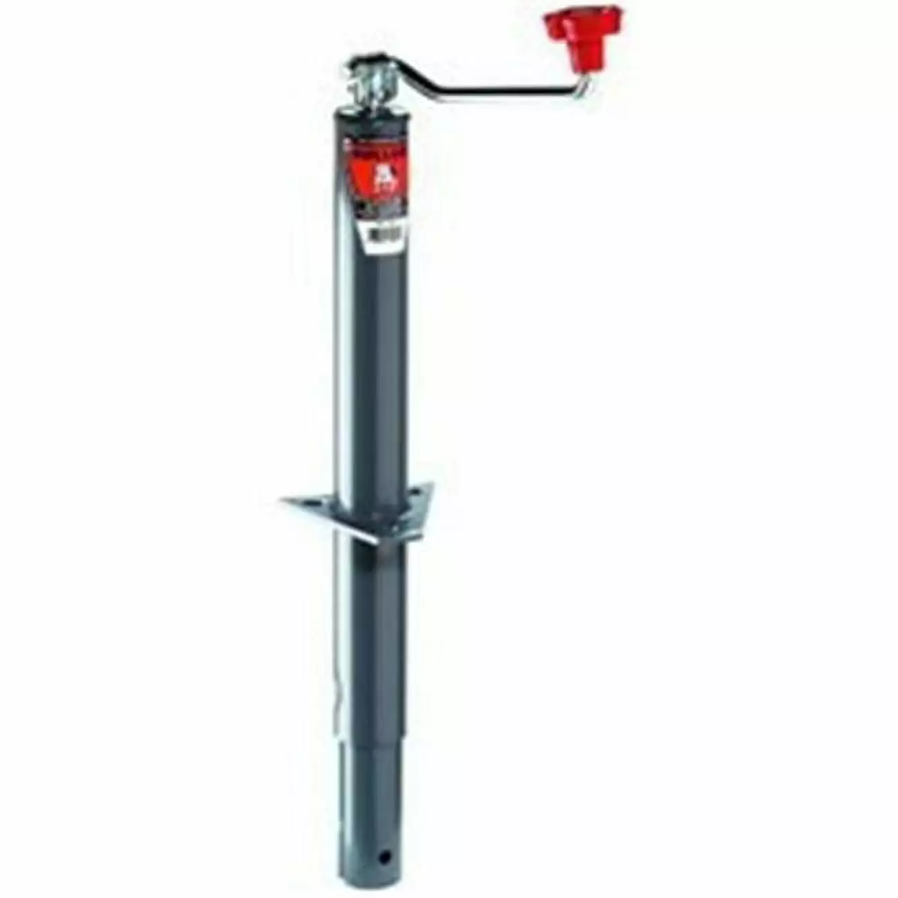 BULLDOG 155028 Round Trailer Jack. A-Frame. 2.000 lbs. Lift Capacity. Topwind. Bolt-On. 15 Inch Travel