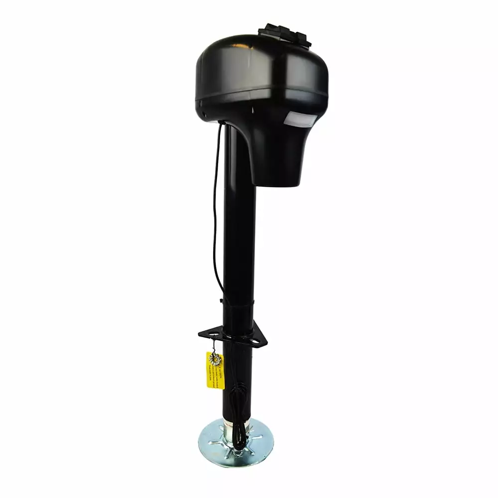 Bastion Distribution Electric Tongue Jack | Electric & Manual Operation | 3500lb Capacity | 12V | Front Light | Trailers. Campers. & Boats | BJ3500B