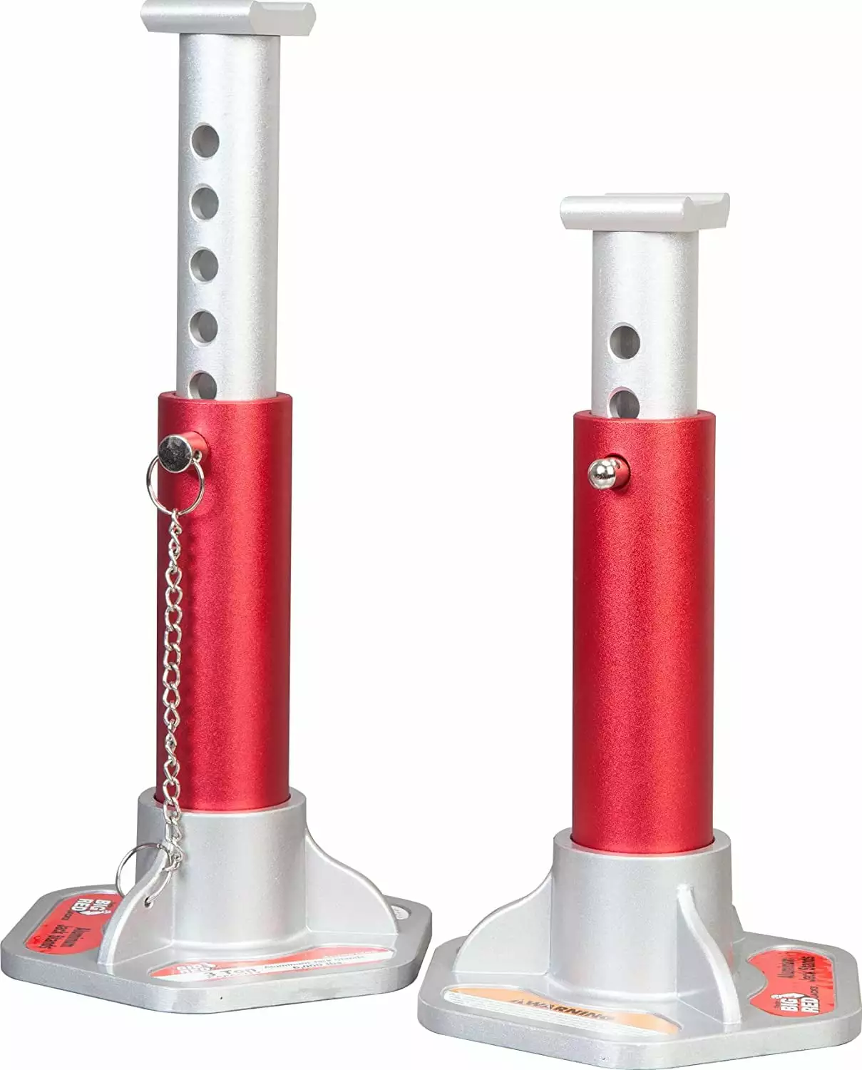 Big Red 6 Ton Jack Stands Double Locking Car Jack Stand. Red.1 Pair.W4602A