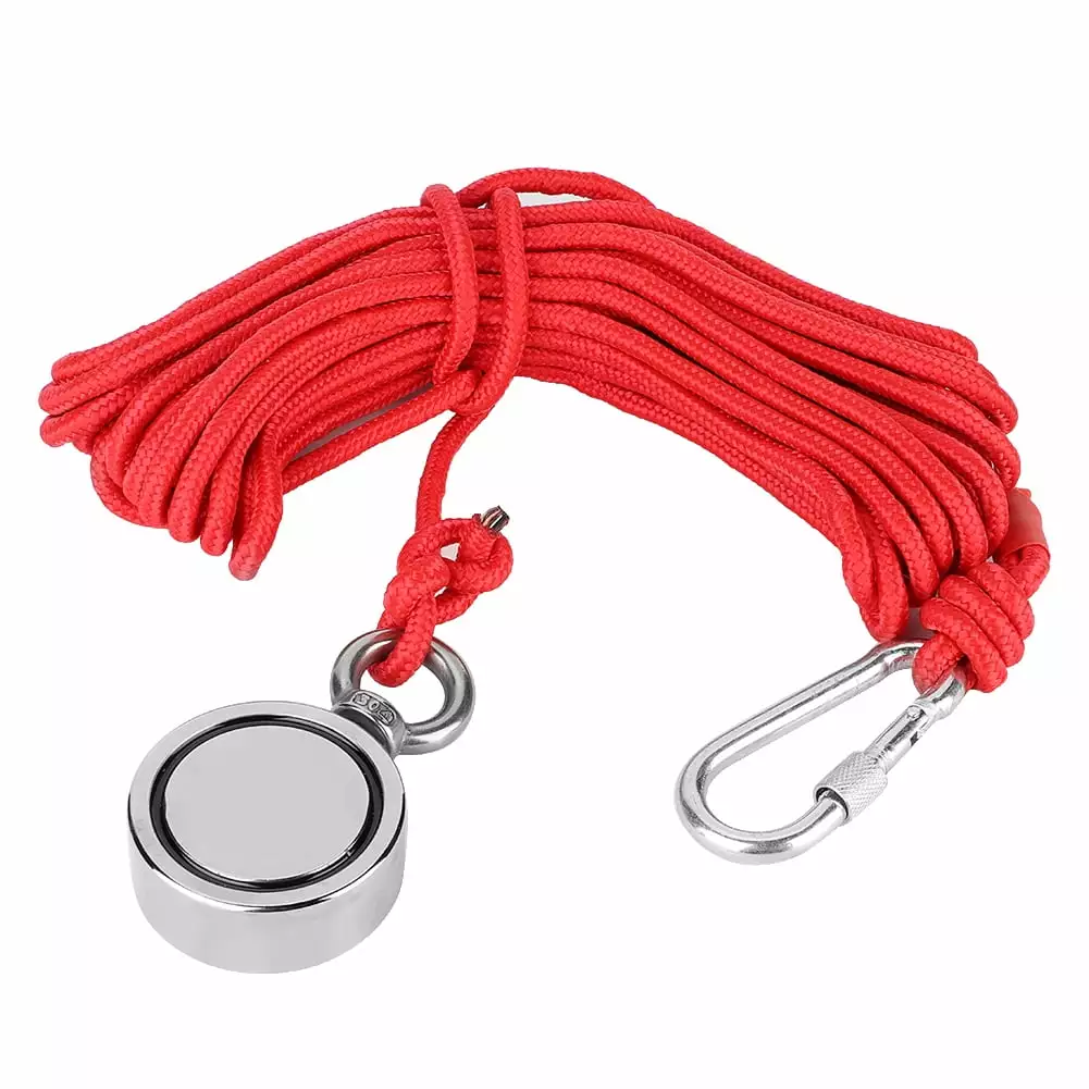 Big sale 300KG Strong Pull Sea Fishing Hunting Salvage Recovery Magnet with 10M Rope