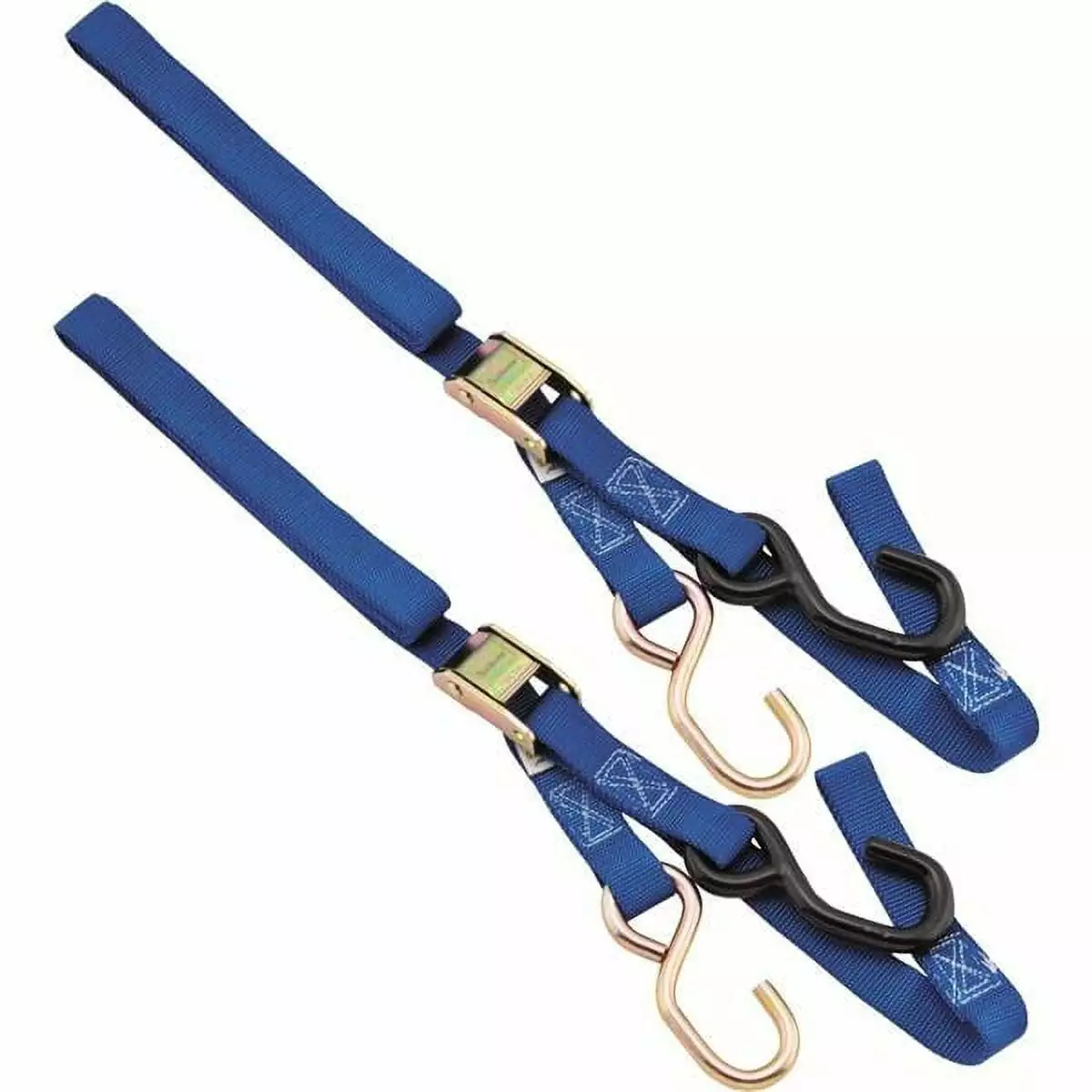 Porable Tensioning Belts Adjustable Cargo Straps Ratchet TieDown Luggage Bag Bind Belts(4m 13.1ft )