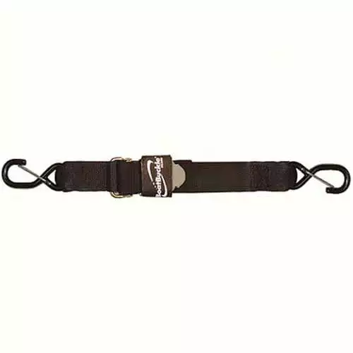 2 in. x 15 ft. Multipurpose Ratchet Strap Tie-Down with S Hooks