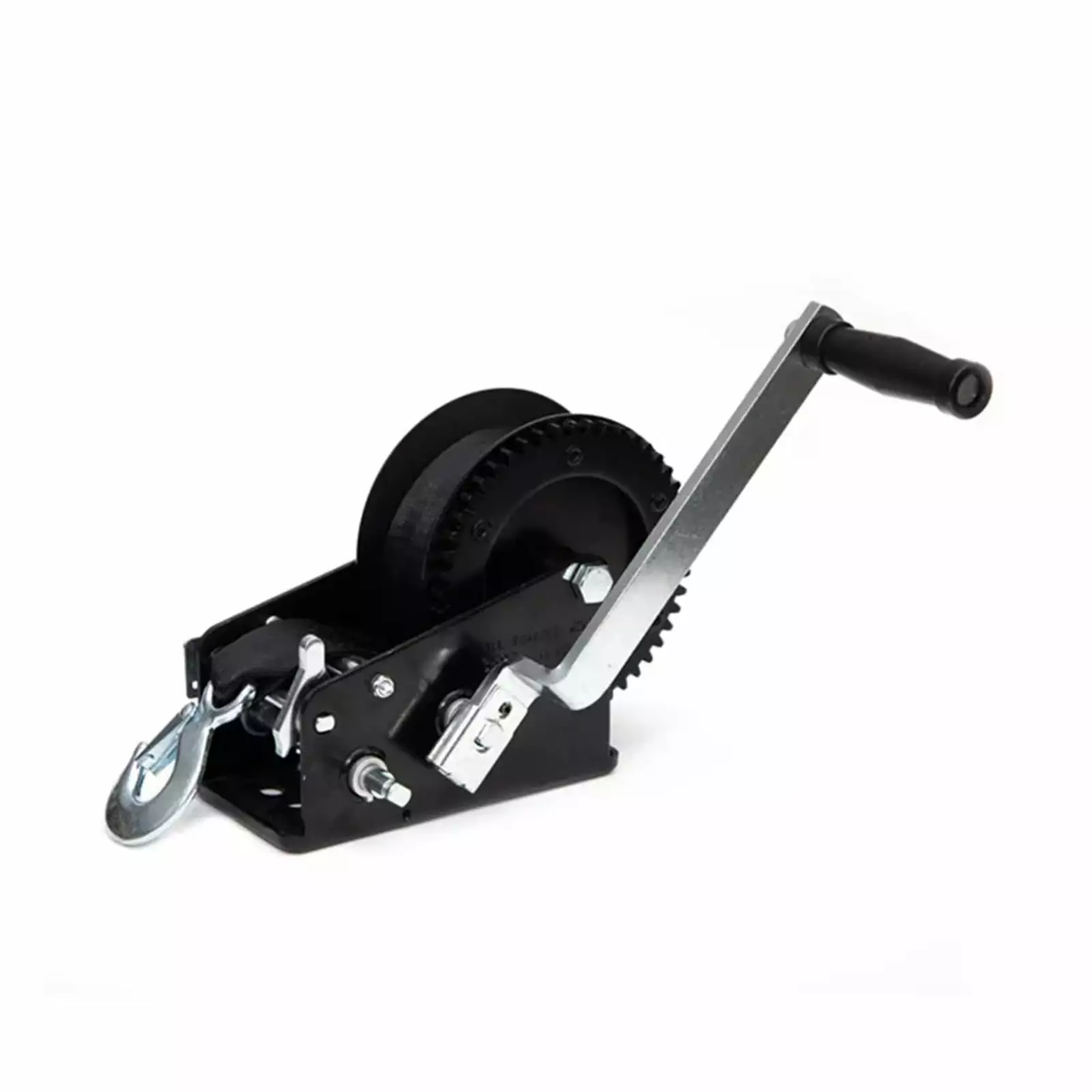 Boat Trailer Hand Winch 3500lbs With Quick Release Handle Crank Winch With Belt Webbing Strap .Long Lasting