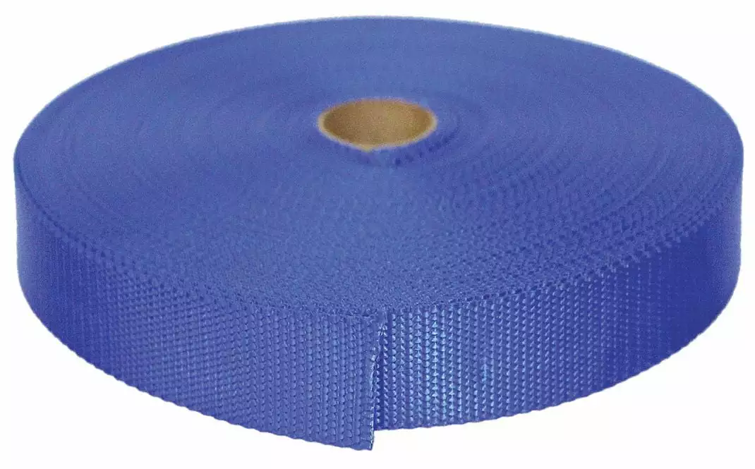 Bulk-Strap Webbing.Nylon.1 W.Blue N01102BL