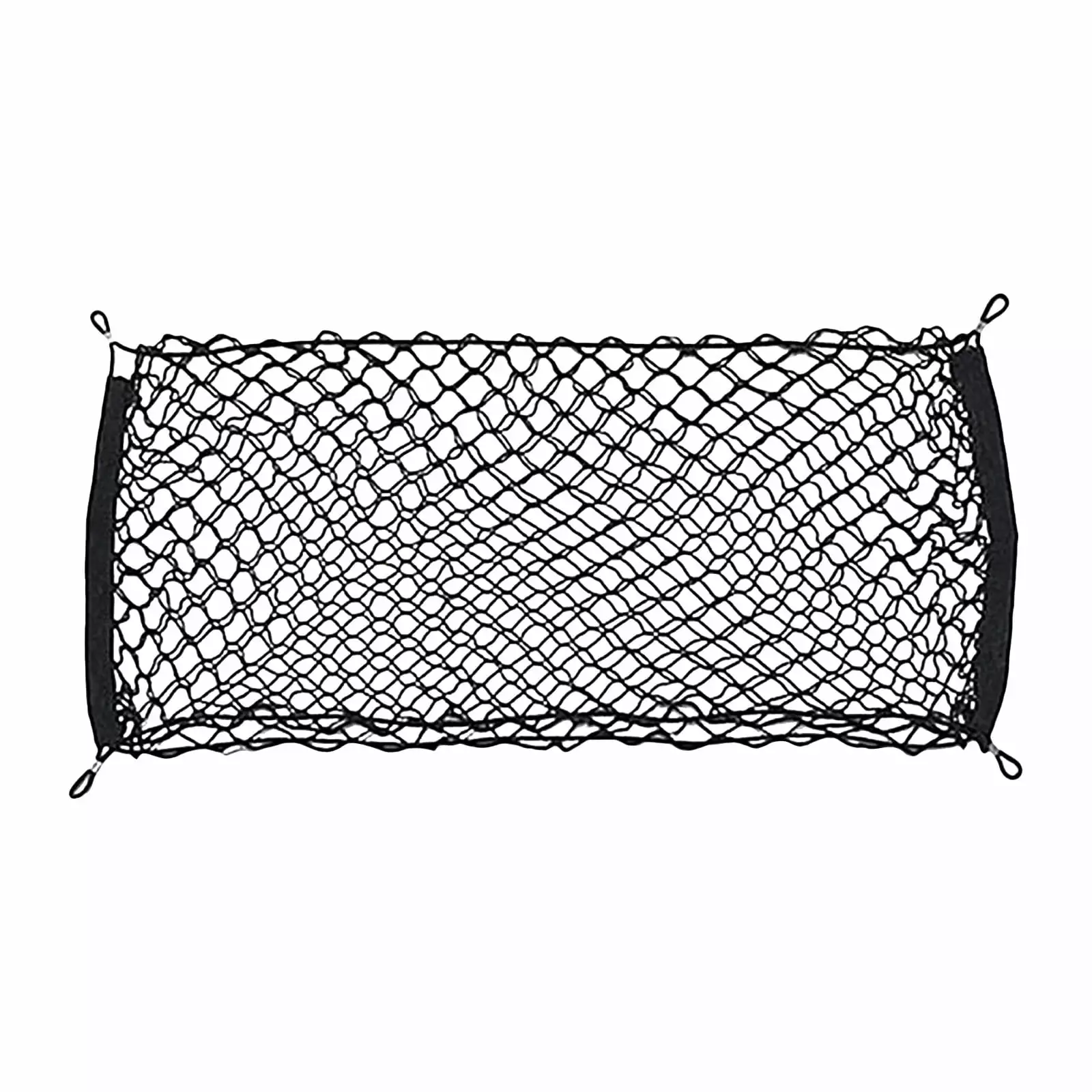 AWELCRAFT Luggage Cargo Net . Adjustable Elastic Trunk Storage Net with Hook for SUVs. Cars and Trucks (43.3x15.8inch)