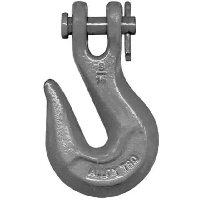 2024 1/2in Slip Hook 3000lbs Load Bearing Capacity 316 Stainless Steel Lifting Hook for Marine Boat