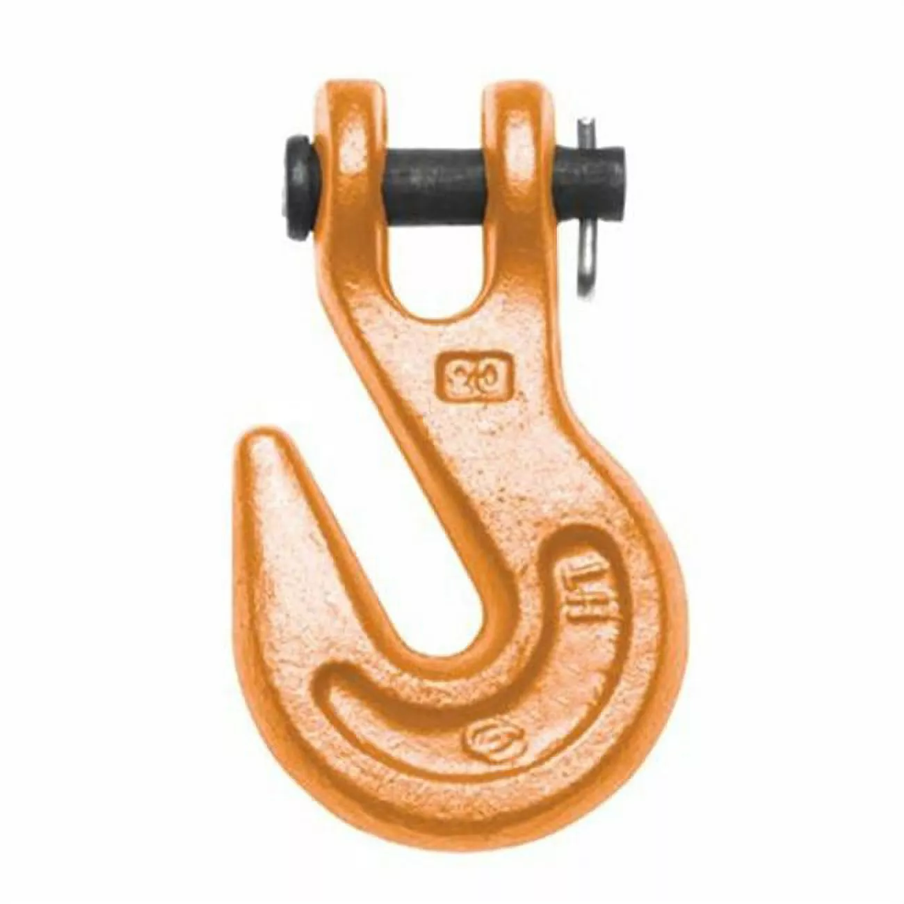 Campbell 473 Series Clevis Grab Hooks. 1/2 in. 12.000 lb. Painted Orange