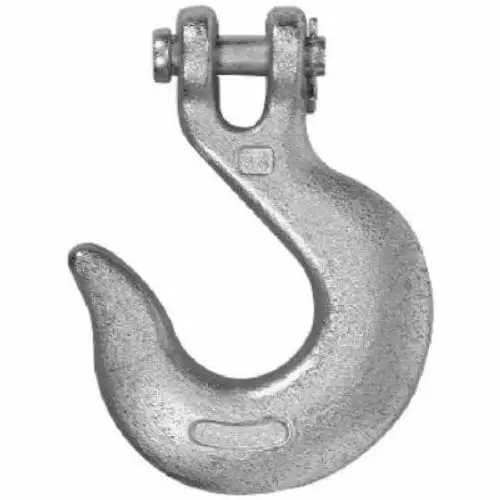 Campbell Chain & Fittings T9401824 Clevis Slip Hook. Grade 43. Zinc Plated. 1/2 Pack of 5