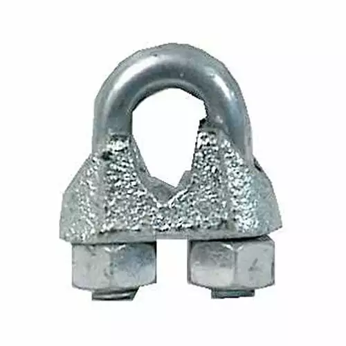 Campbell T7670439 1/4 Galvanized Wire Rope Clip