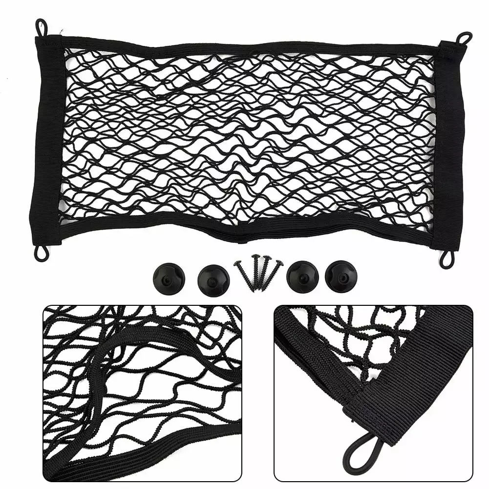 Fule 4x Vehicle Car Trunk Hook Cargo Net Mount Set Storage Organizer Car Accessories