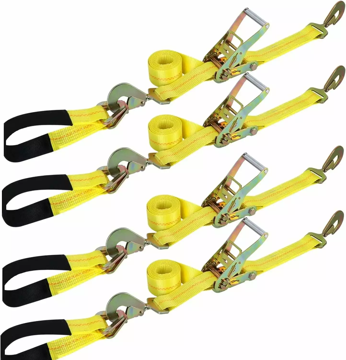 Mytee Products 1/2 x 6' Green Eye-Eye Web Sling - Synthetic Nylon Super Lift Sling with Protective Sleeves (Vertical 6120/ Choker 5200/ Basket 12.240 lbs WLL) - Auto Hauling. Towing. Rigging