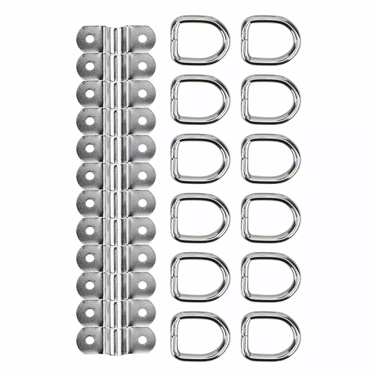 Car Trailer Tie Down D Ring Secure Lashing Towing Anchor Hooks for Trucks RvV Campers Van Atv Suv Boat