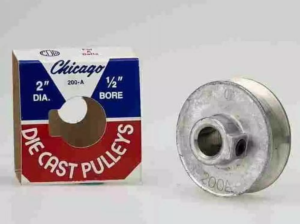 Chicago Die Cast Single V Grooved Pulley A Section Belt Width 2 Dia X 3/4 Bore Bulk