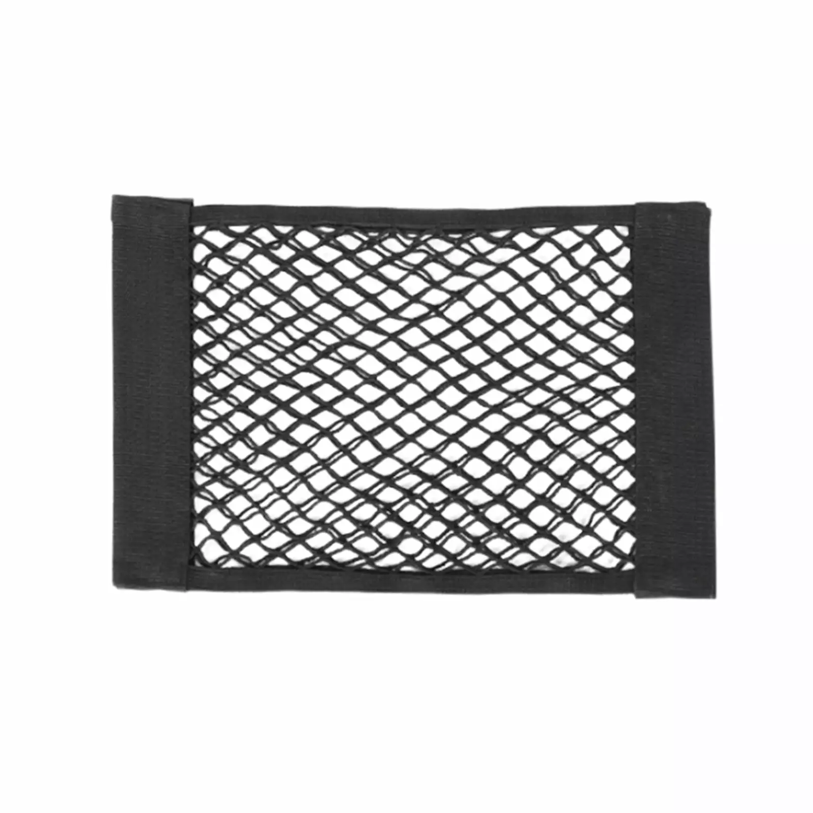 Rear Trunk Mesh High Strength Not Easy to Break Elastic Band Single Layer Anti-corrosive Convenient Storage Black Vertical Mesh Cargo Storage Net for Car