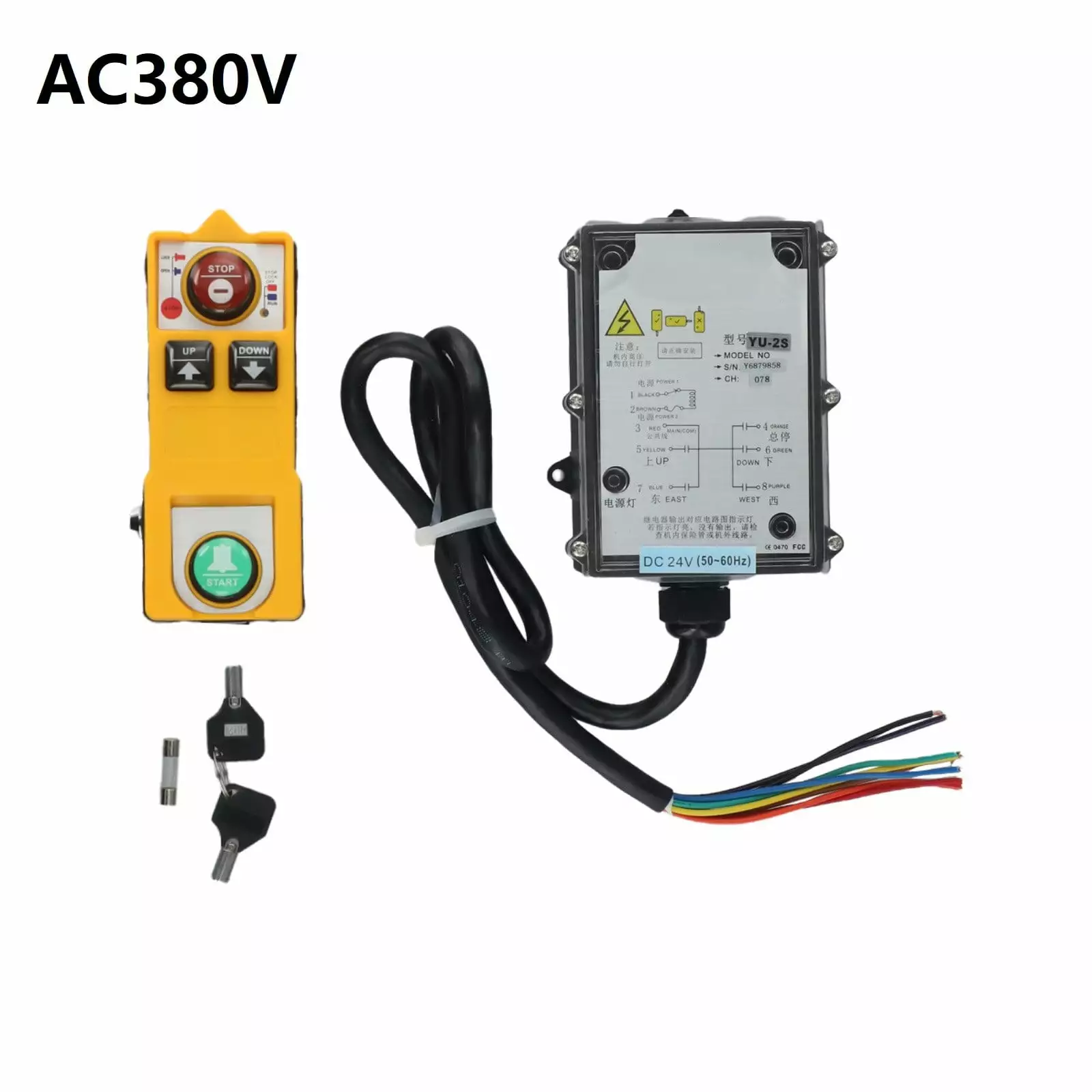 Coconut Ok Yu-2S industrial Remote Control Electric Hoist Remote Control for Crane/Conveyor.AC380V