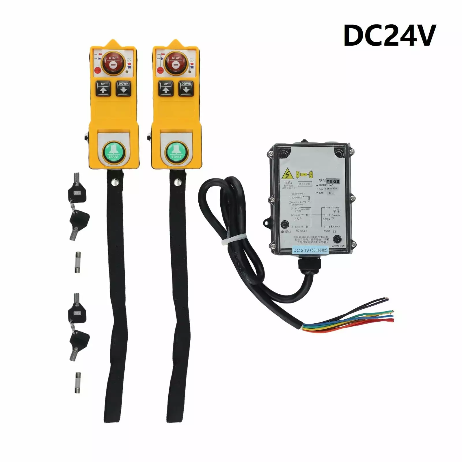 Coconut Ok Yu-2S industrial Remote Control Electric Hoist Remote Control for Crane/Conveyor.DC24V