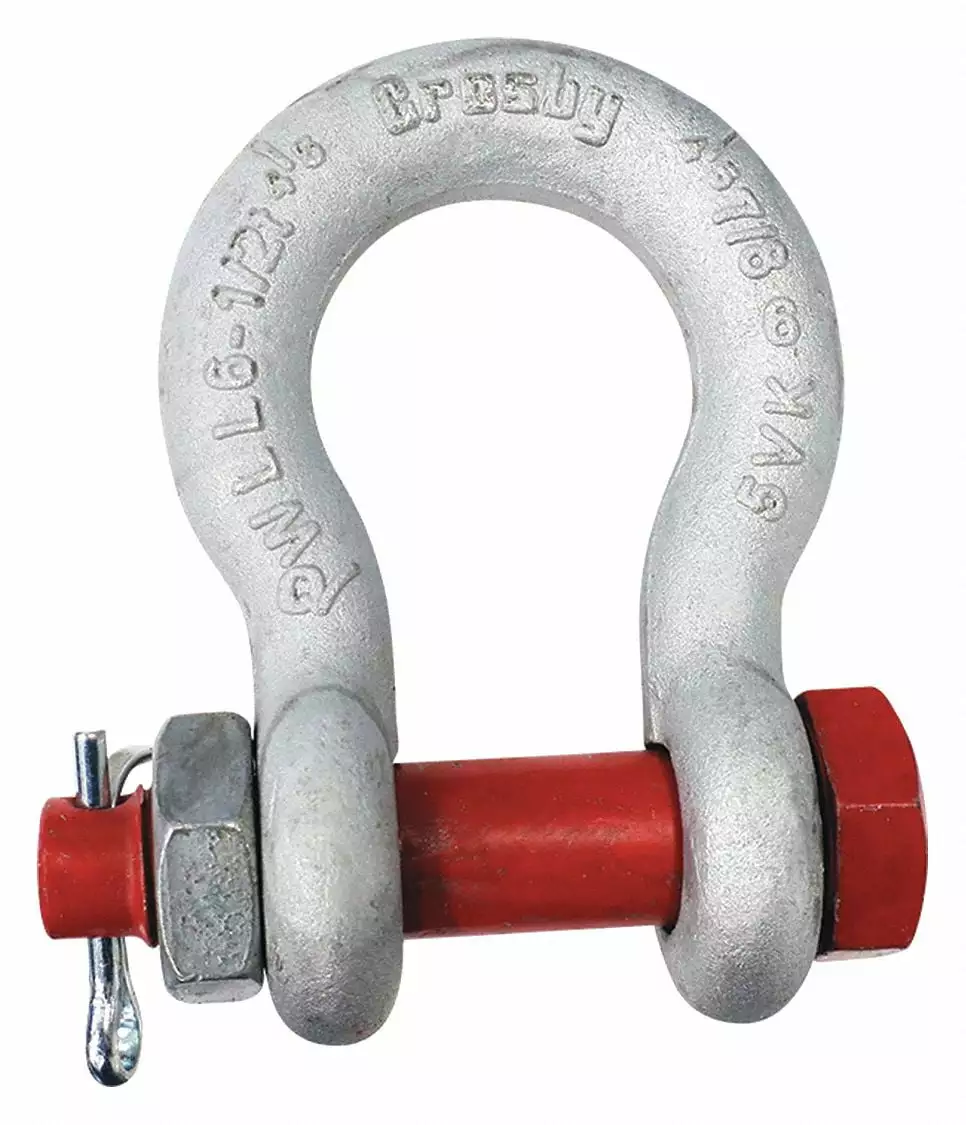 Crosby Anchor Shackle.13.000 lb.Carbon Steel 1019533