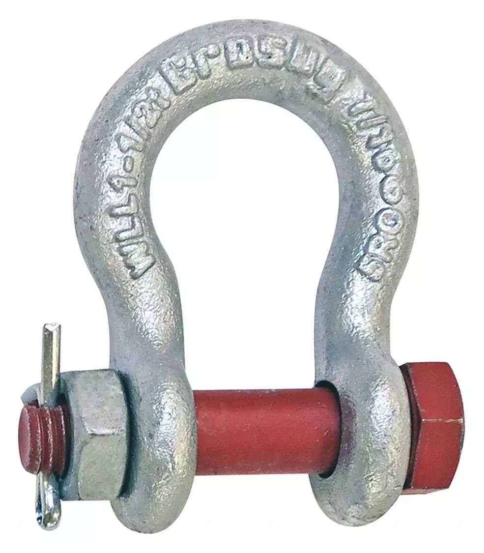 Crosby Anchor Shackle.17.000 lb.Carbon Steel 1019551